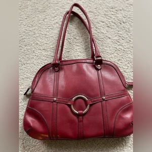 Red Leather Purse